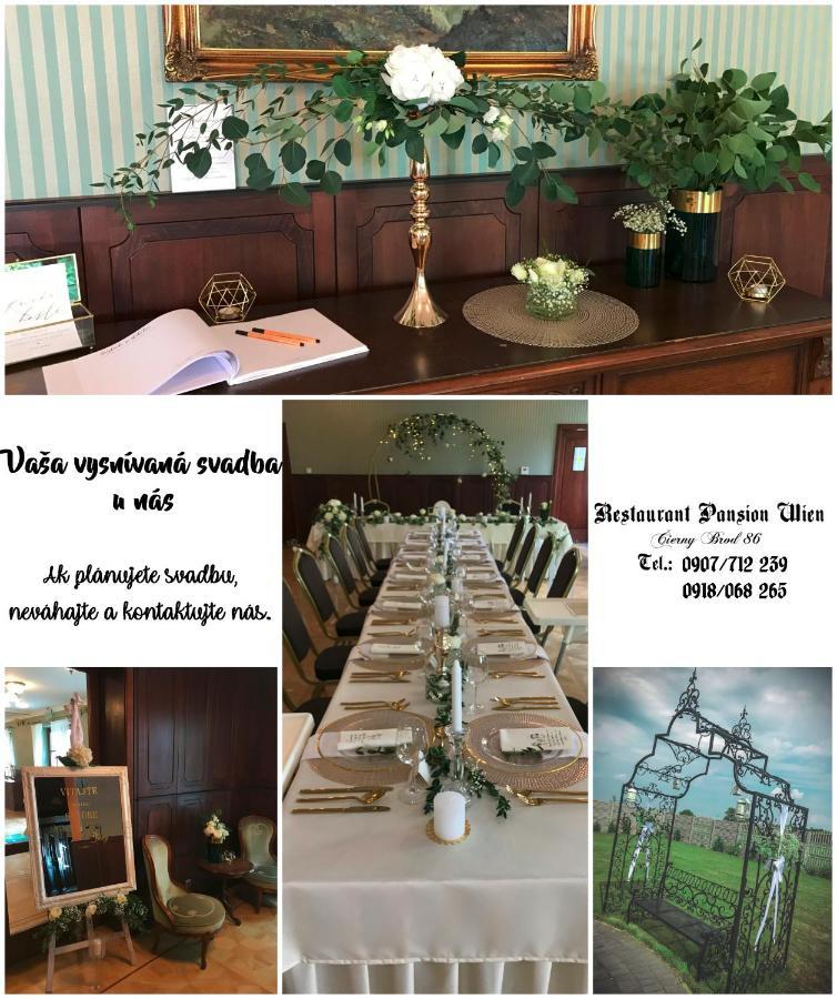 Restaurant Pansion Wien Cierny Brod Luaran gambar