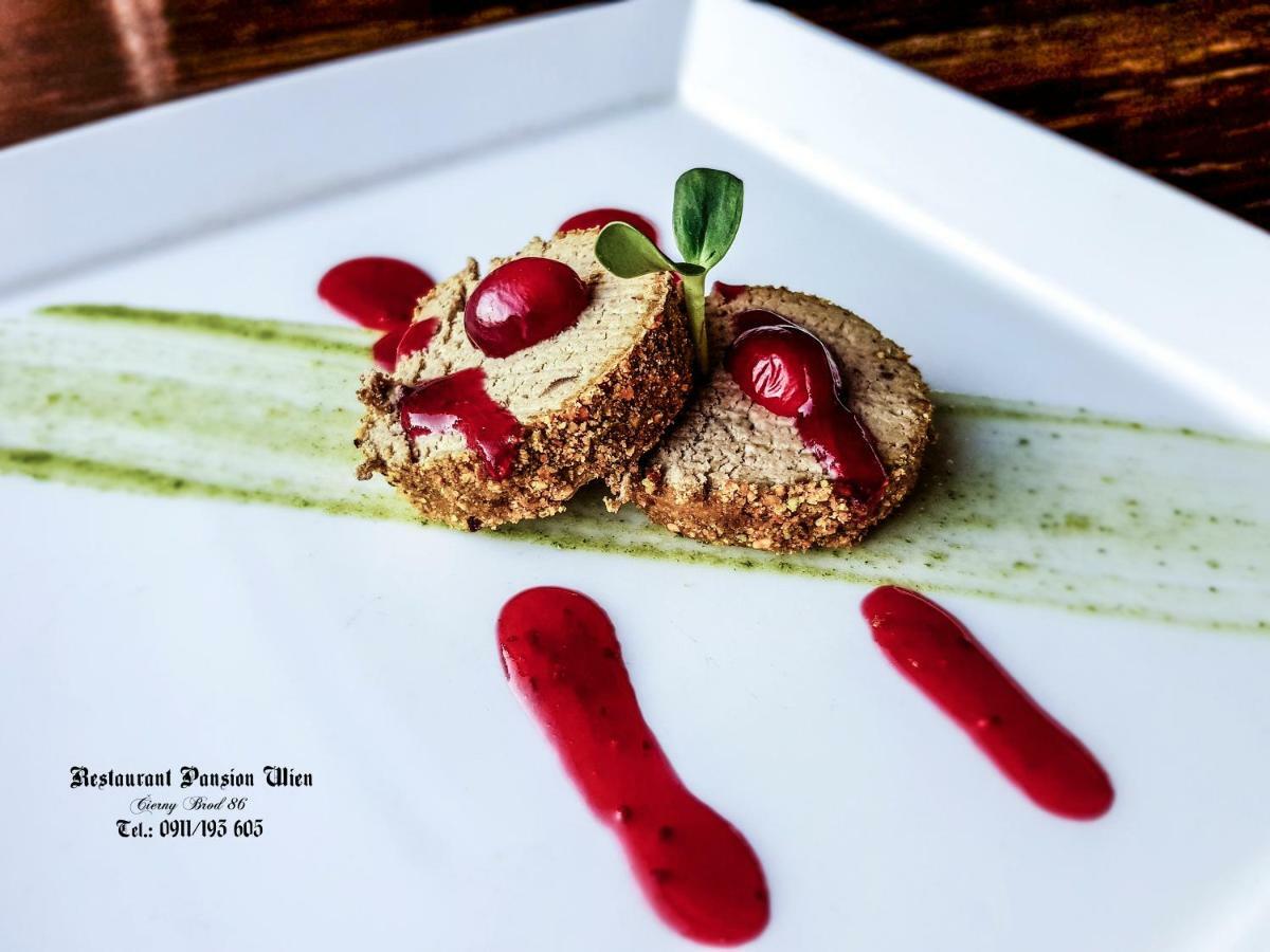 Restaurant Pansion Wien Cierny Brod Luaran gambar